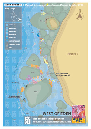 Map of West of Eden-Similan Islands