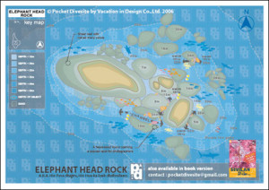 map of Elephant Head Rock