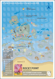 Map of North point - Similan Islands