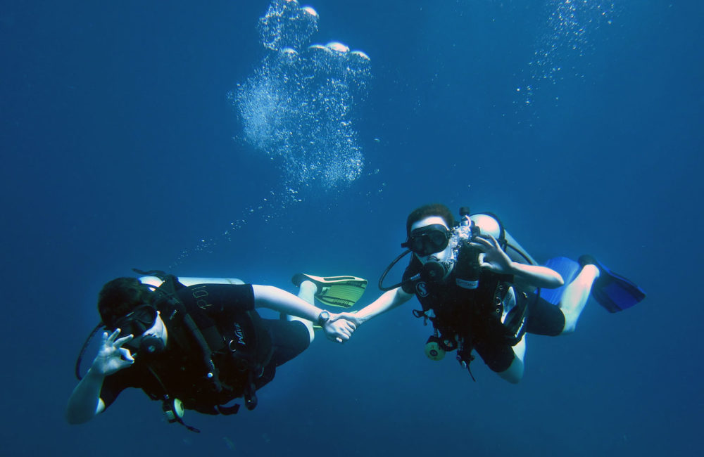 scuba diving the Similans